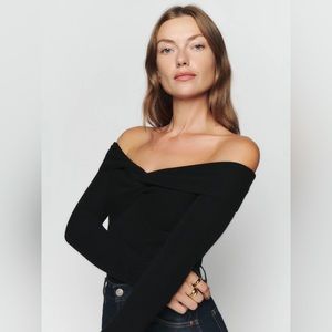 Natalia Cashmere Twist Front Sweater